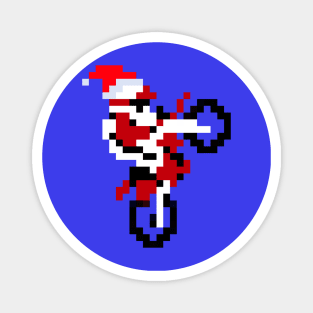 Excite Bike Christmas Magnet